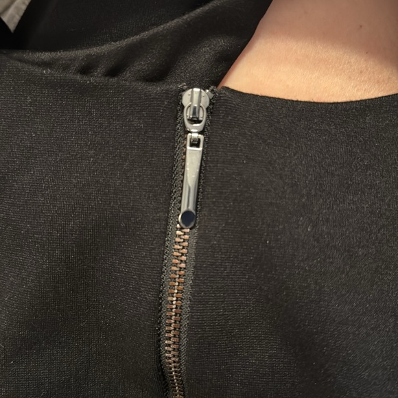 WHBM Black A-line Scoop Neck Dress - Picture 8 of 9